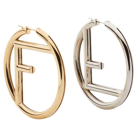 fendi hoop|fendi hoop earrings sale.